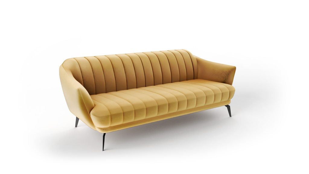 Canvani - Kolekcja Flori sofa 3 osobowa