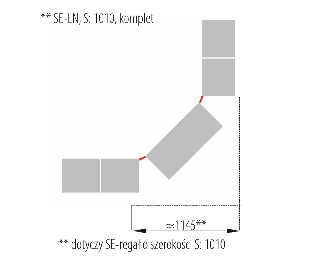 Meble Taranko - SE-LN-S1010 kpl.