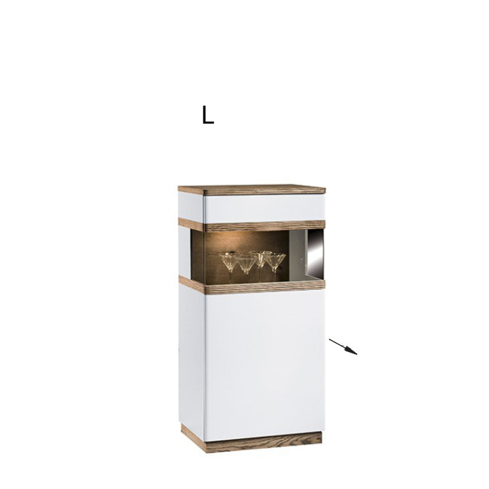 Meble Taranko - CM-W3/4 witryna P,L