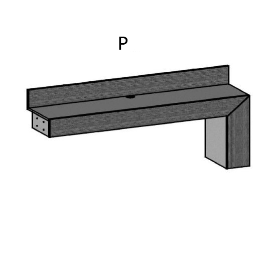 Meble Taranko - CO-PRTV 2 panel P,L